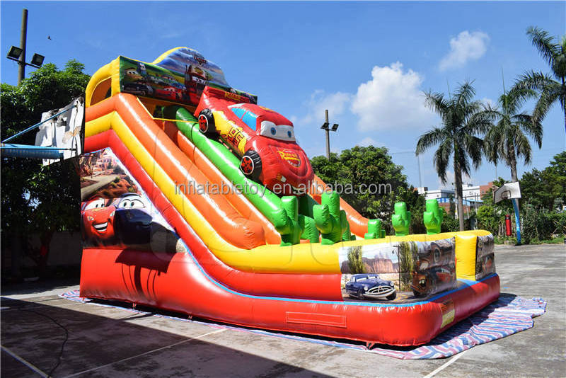 Race Car Bounce House Inflatable Jumpers Commercial Bouncer with Slide Inflatable Games for Children