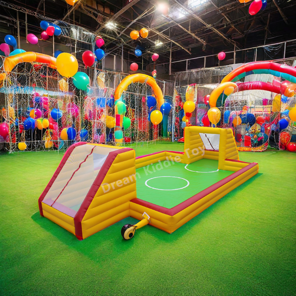 Inflatable football pitch football field Inflatable Soccer Goals Inflatable Football Target Bounce Carnival Games