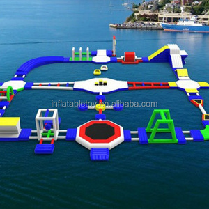 High quality sea floating outdoor  inflatable water park obstacle course aqua park for sale