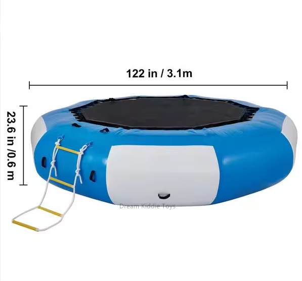 Inflatable Water Toys See Doo Inflatable Water Park Equipment Floating Trampoline Jumping Pad