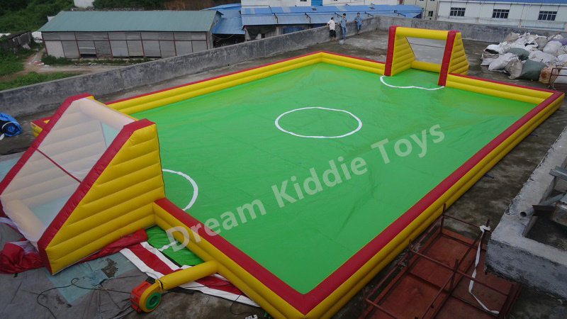 Inflatable football pitch football field Inflatable Soccer Goals Inflatable Football Target Bounce Carnival Games