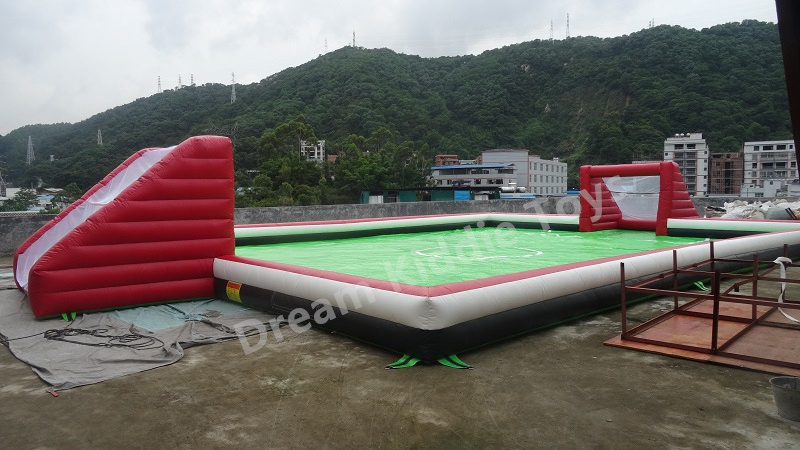 Inflatable football pitch football field Inflatable Soccer Goals Inflatable Football Target Bounce Carnival Games