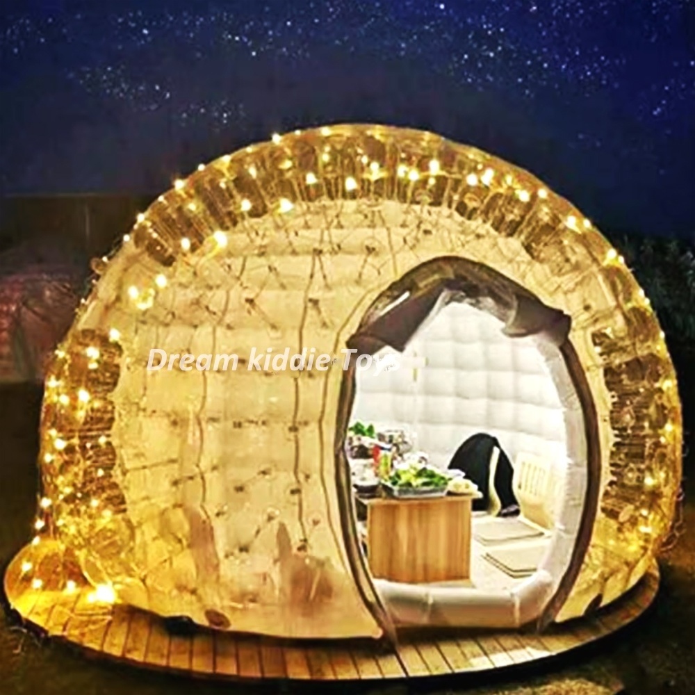 Inflatable tent outdoor house air tent bounce house dome tent clear inflatable house for advertising