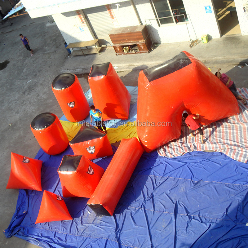 Cheap used inflatable paintball bunkers price for  inflatable paintball barricades