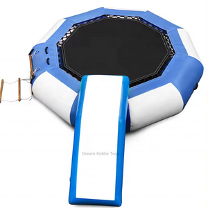 Inflatable Water Toys See Doo Inflatable Water Park Equipment Floating Trampoline Jumping Pad