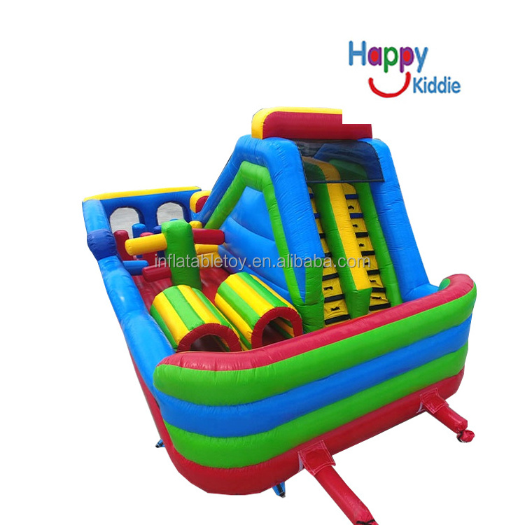 Kids inflatable playground jumping castles bounce house obstacle course for sale