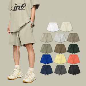 INFLATION Summer Sporty Shorts Men Basic Blank Shorts Oversize Heavy weight Shorts Unisex