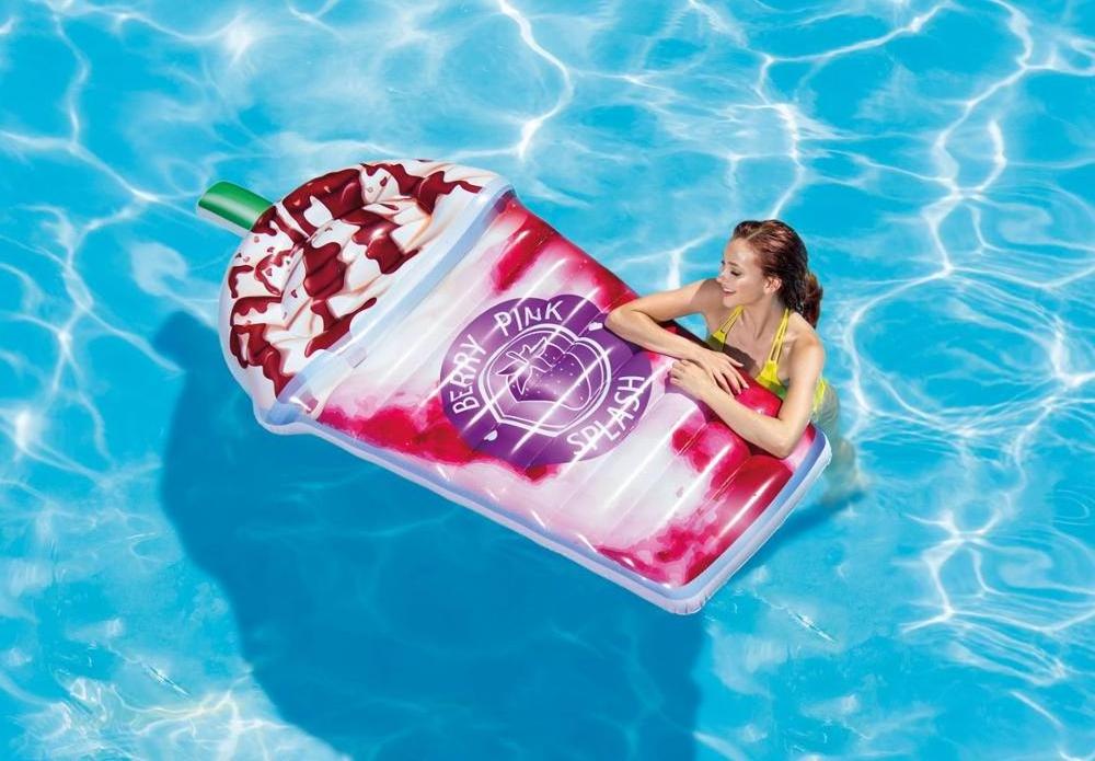 Factory cupcake shapes inflatable pool float mattress cupcake Water Floating for sale