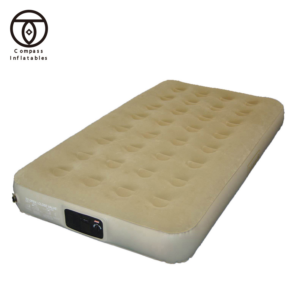 Outdoors Camping Person Double Folding Camping Bed Tpu Air Bed Mattress Portable Inflatable Sleeping Bed