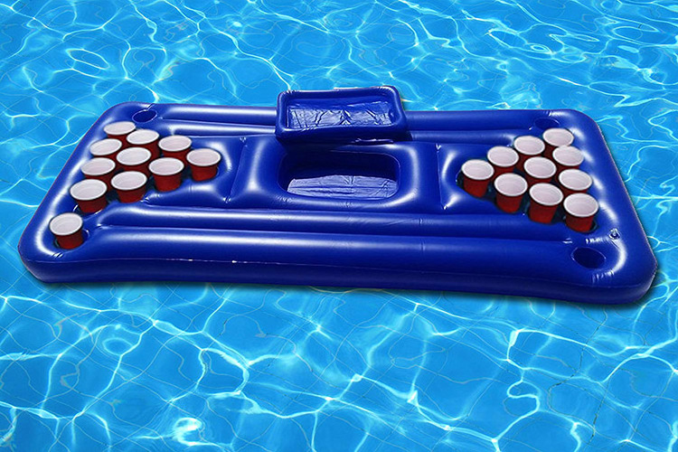 Wholesale Custom Pvc Swimming Pool Party Pool Float Multifunction Inflatable Drink Cup Holder