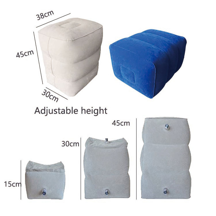 Inflatable Foot Rest Pillow,Foot Rest Tool with 3-Level 2 Valves