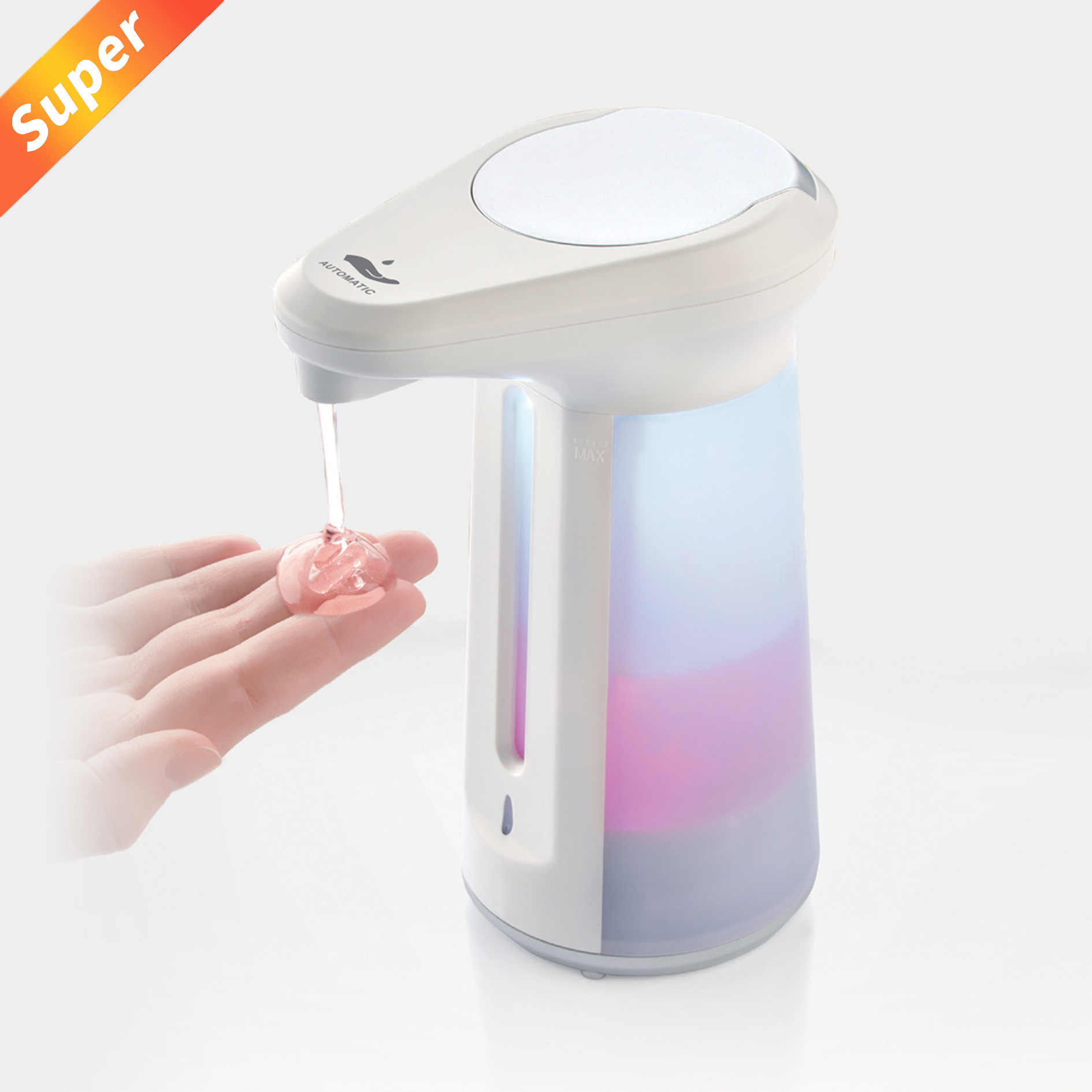 Automatic No Touch Hand Foam Liquid Electric Shower Luxury Multifunction Motion Sensor Water Faucet Basin With Soap Dispenser