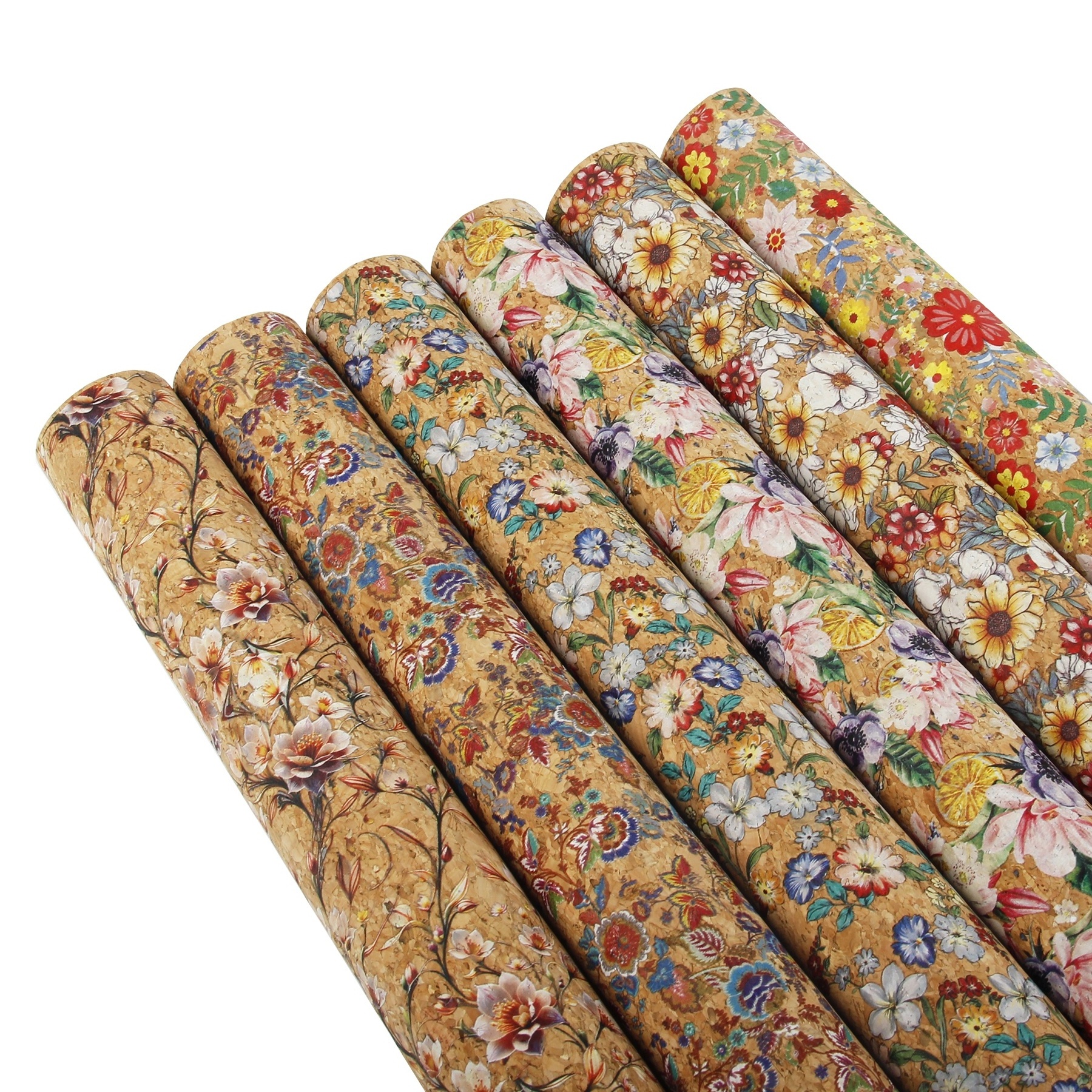 info cork Factory direct printed cork fabric leather sheet A4 SIZE free sample