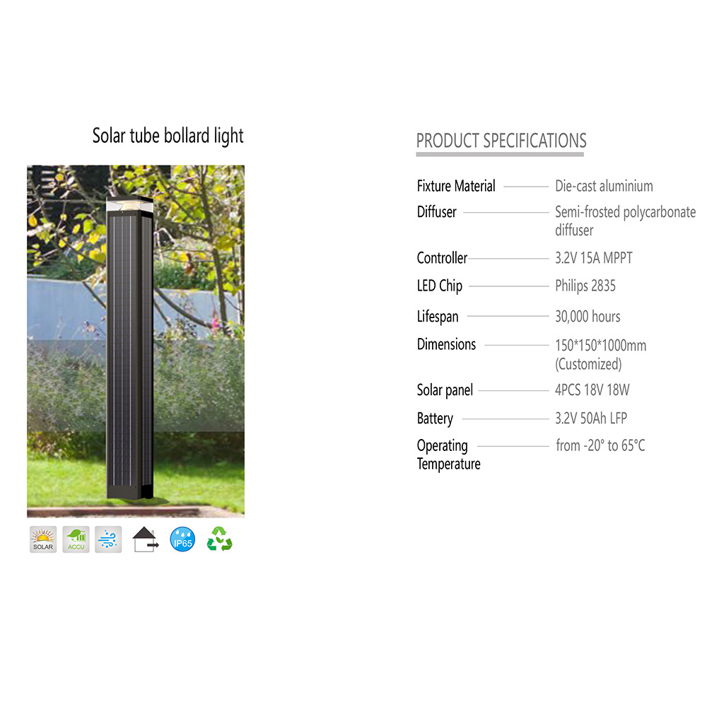 IP65 High Quality Electric Modern Ip65 Waterproof Warranty 2 Years Garden 800 1000 Watt  LED Garden Light Solar