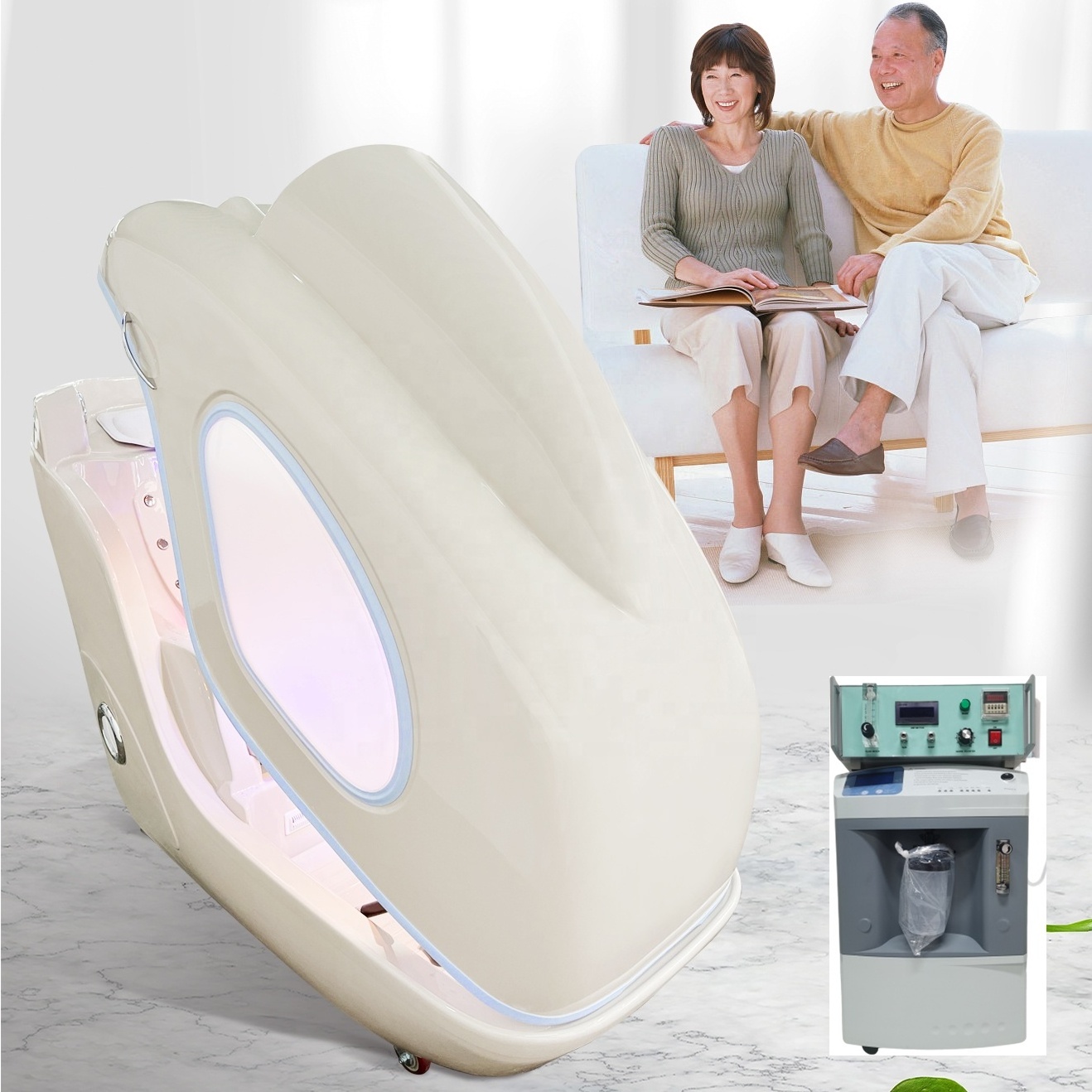 New Slimming Detox Spa Body Wet Steam Pemf Therapy Equipment Oxygen Machine Medical Grade Infrared Ozone Sauna Spa Capsule