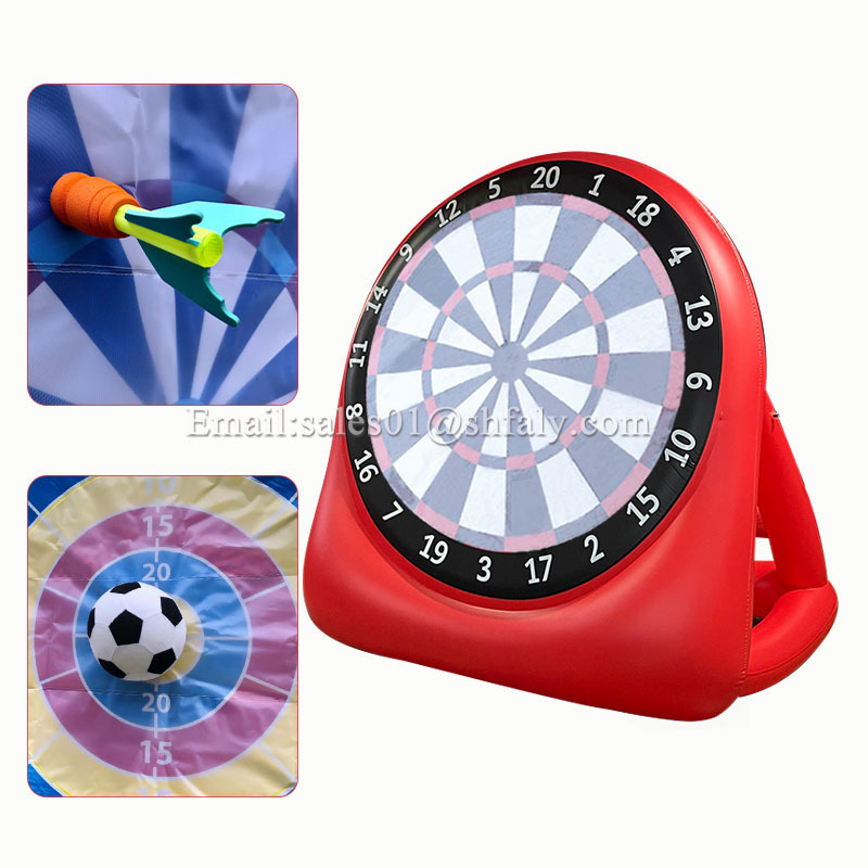 2.0m Inflatable Football Dart For Sports Customized Inflatable Soccer Dart Board Game