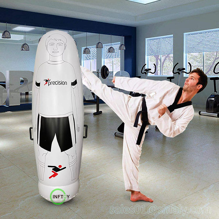 Factory stock 180CM Eco-friendly PVC football dummy inflatable football training dummy Human Wall Training Target Dummy