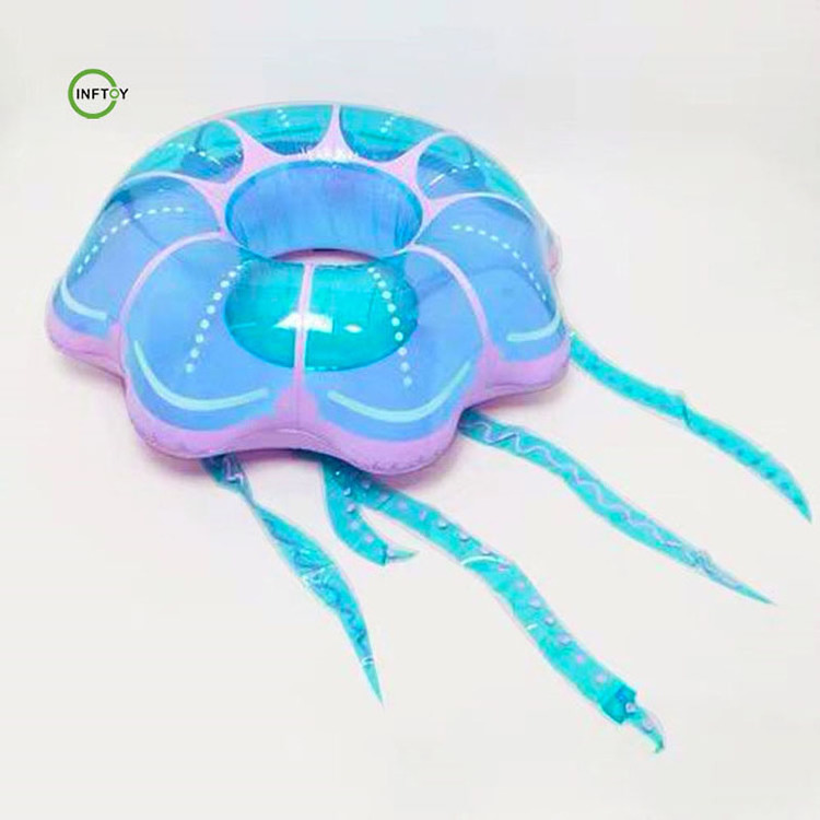 hot Pool Float, Funny Inflatable PVC Summer Pool or Beach Toy, Jellyfish Pool Float