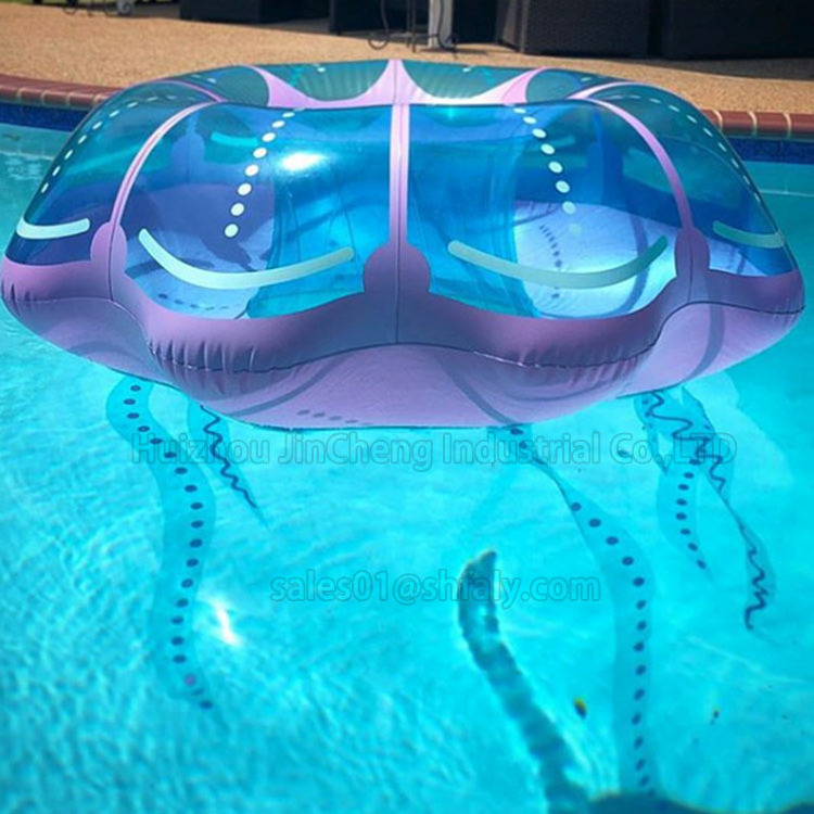 hot Pool Float, Funny Inflatable PVC Summer Pool or Beach Toy, Jellyfish Pool Float