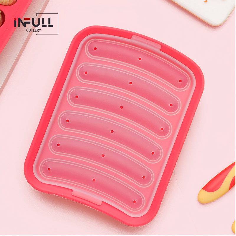 6 In 1 Sausage Machine DIY Mold Making Hot Dog Handmade Ham Silicone Mold Baby Food Machine Kitchen Cooking Gadgets