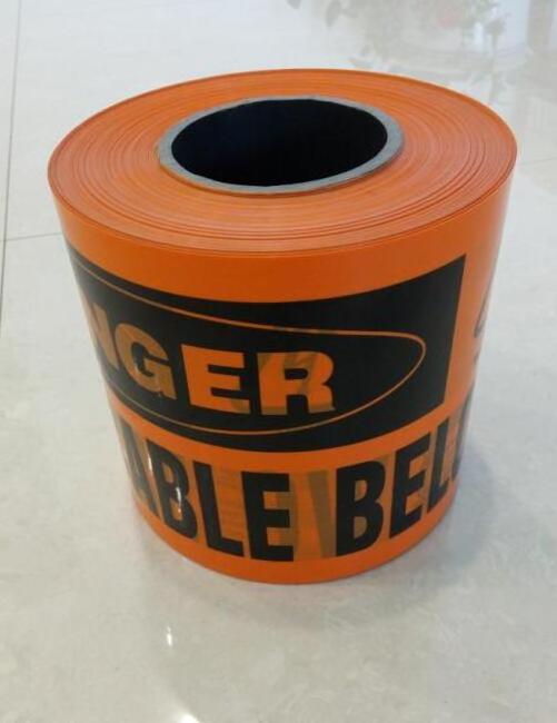 yellow traffic barrier barricade warning tape non-adhesive polythene caution /danger tape