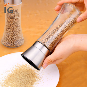 Wholesale Brushed Stainless Steel Pepper Mill And Salt Mill