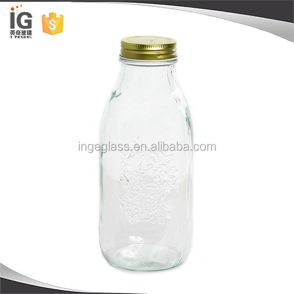 Frutta Del Prato Jar 1L, Glass Mason Jars,Glass Jars for Sale