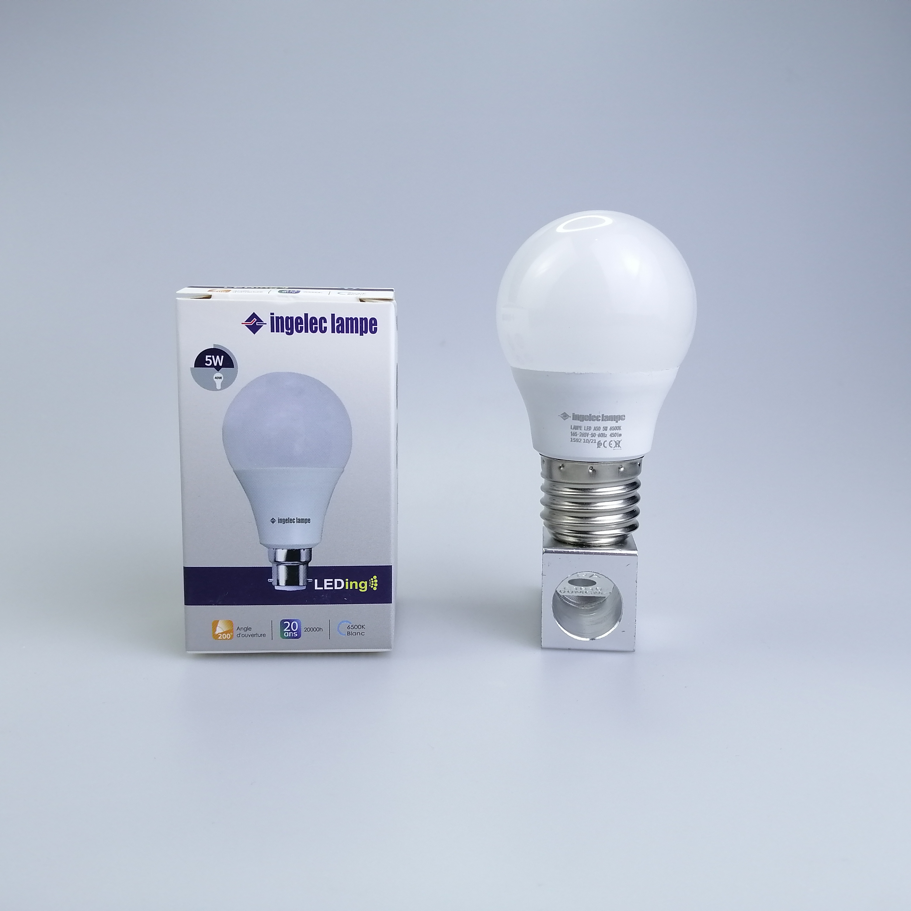 Ingelec Good quality rechargeable Screw mouth led emergency bulb light rechargeable lights charging bulb