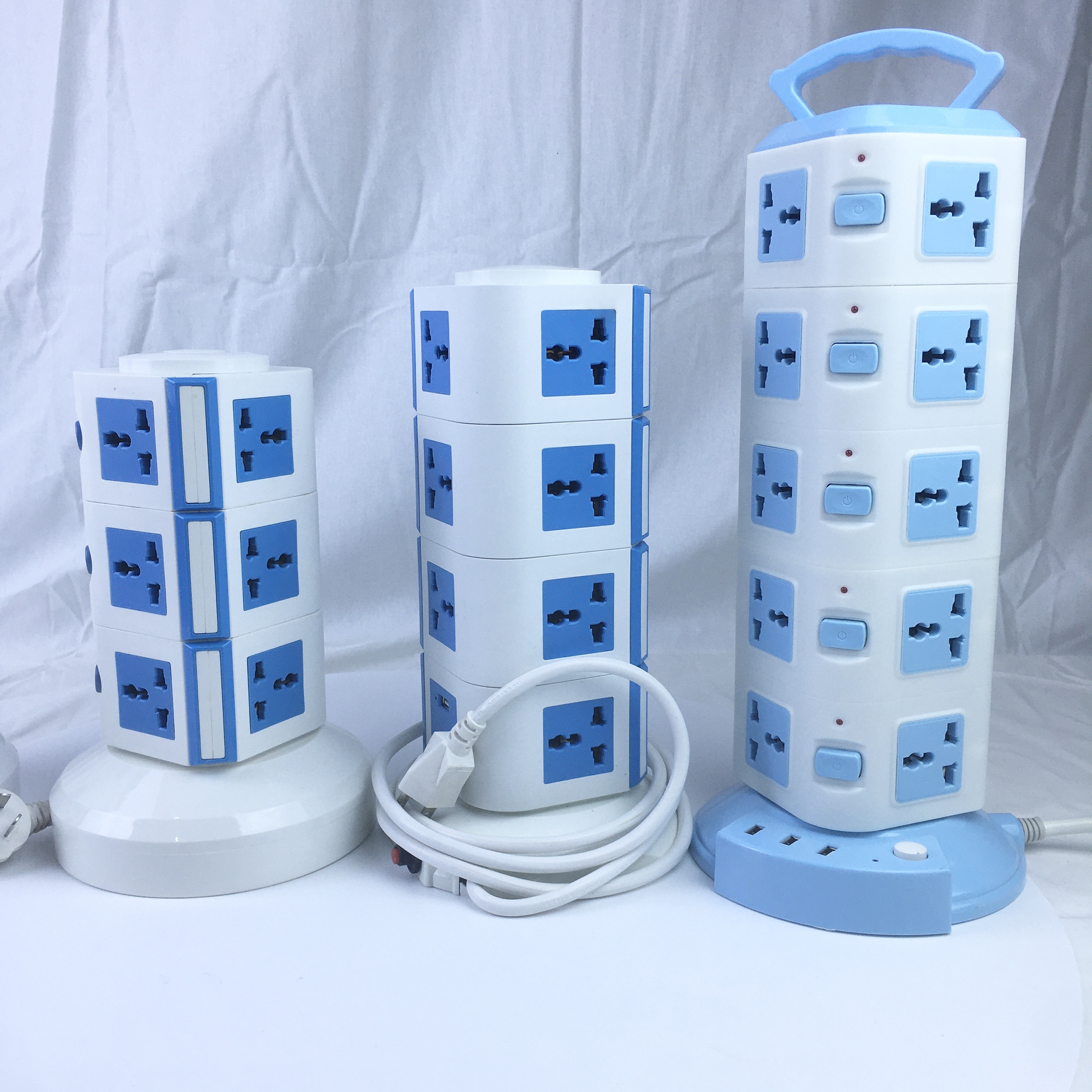 Factory Price Advanced grounding vertical tabletop socket power extension electrical multi socket