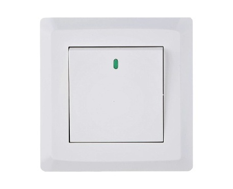 Bright color appliances Installation - electrical wall switch socket single and double power distribution plant