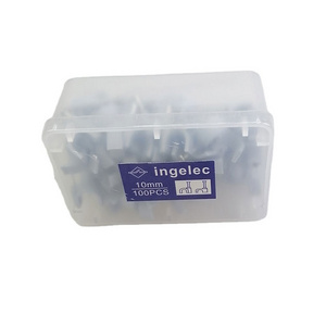 ingelec Electrical Wiring Accessories Flat Nail Clip Round Plastic Wall Cable Wire Clips cable staple