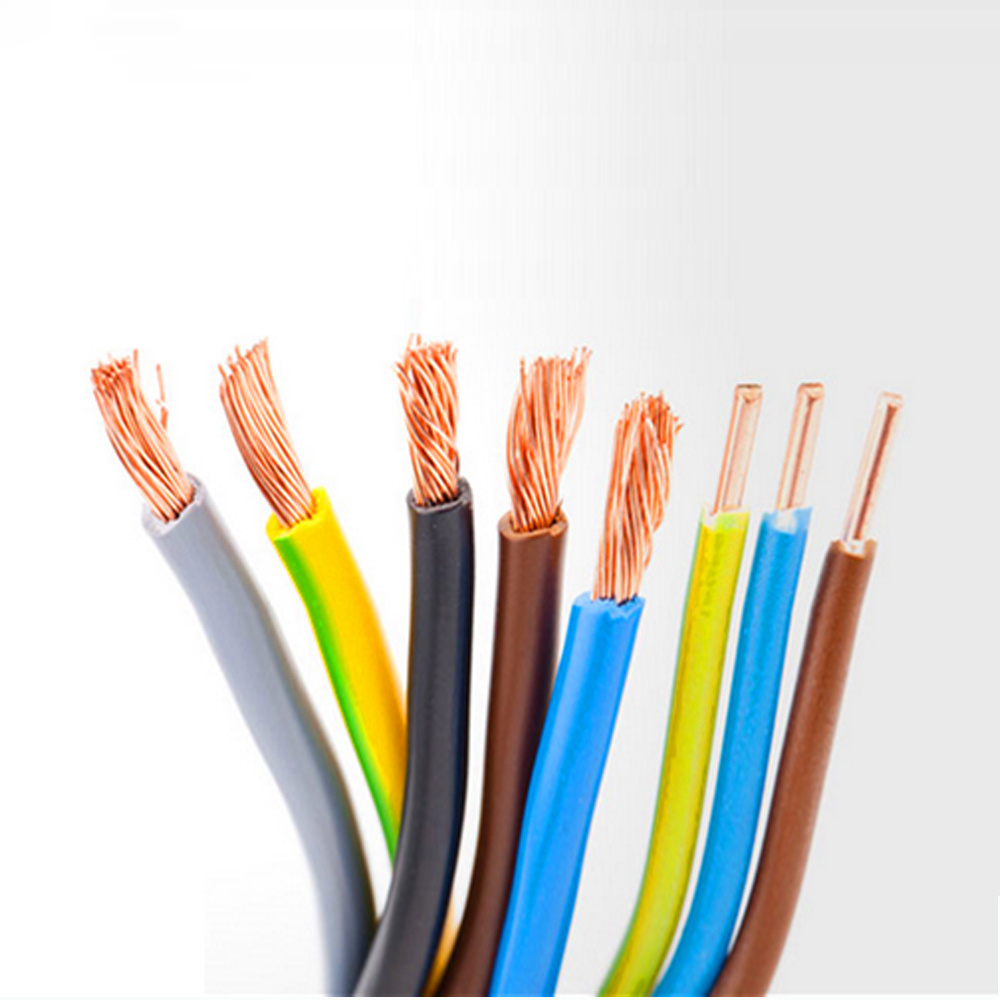 Wholesale Copper Material PVC Insulated BV Power Cable Solid Single Core Electrical Wire 4 MM