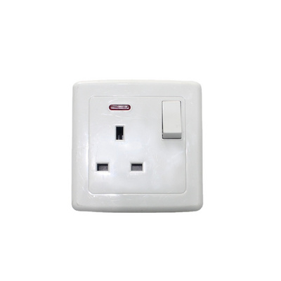 Modern European standard Wall Switch And Socket  Home Application 2 Gang 1 Way Wall Switch 10A Light Switch