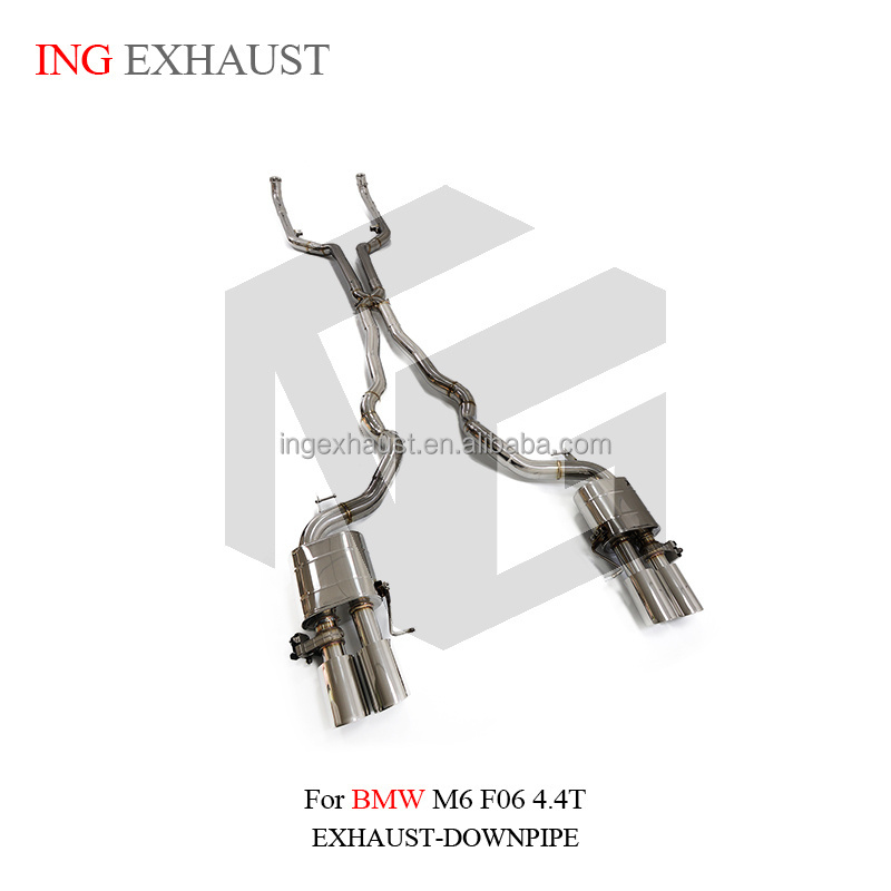 ING Catback System Stainless Steel Exhaust For BMW M5/M6 F10 F06 2011UP 4.4T S63 Engine V8 Pipe Muffler Car Exhaust System