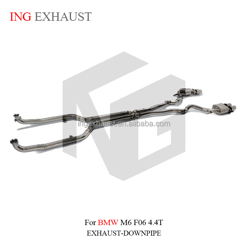 ING Catback System Stainless Steel Exhaust For BMW M5/M6 F10 F06 2011UP 4.4T S63 Engine V8 Pipe Muffler Car Exhaust System