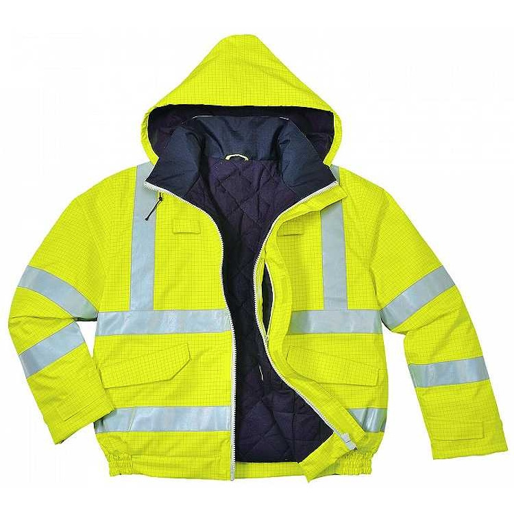 Customized Hi-Vis Anti-Static Flame Resistant Working Uniform Jacket