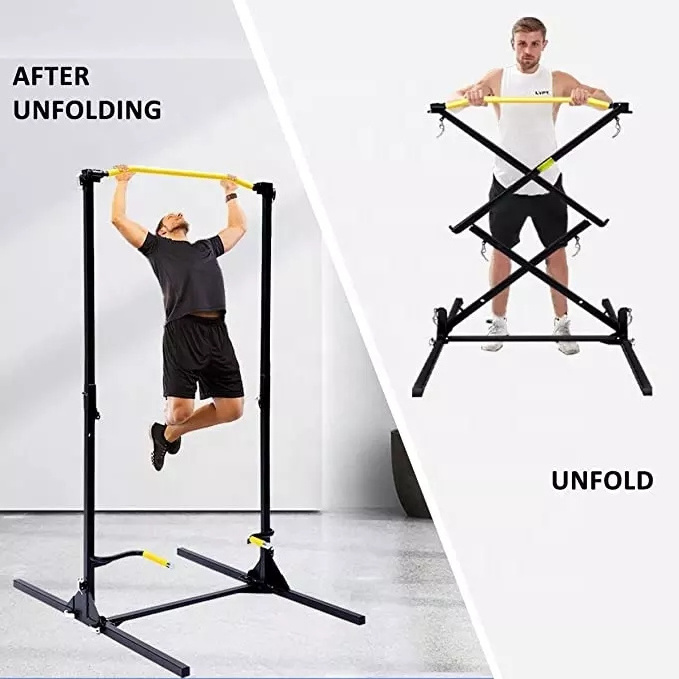 Wholesale Folding Training Pull Up Bar Chin Up Station Dip Stands Door Gym Chin Multi Functional Horizontal Up Bar