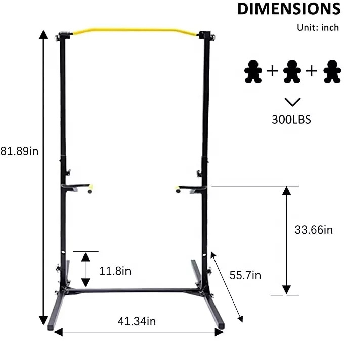 Wholesale Folding Training Pull Up Bar Chin Up Station Dip Stands Door Gym Chin Multi Functional Horizontal Up Bar