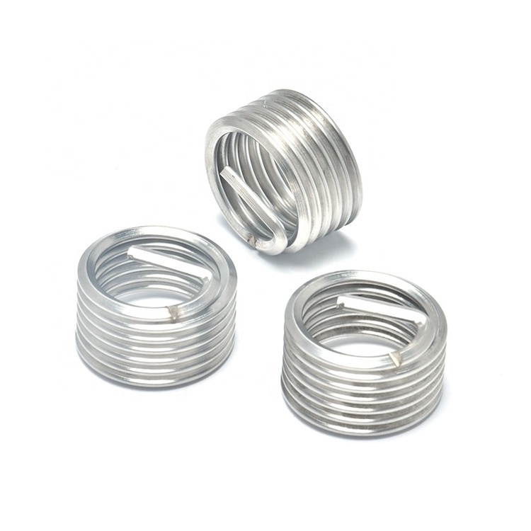 Manufacturer Direct Sale UNC #8-32 Stainless Steel Coil Insert Nut for Metal Free Running Thread Inserts