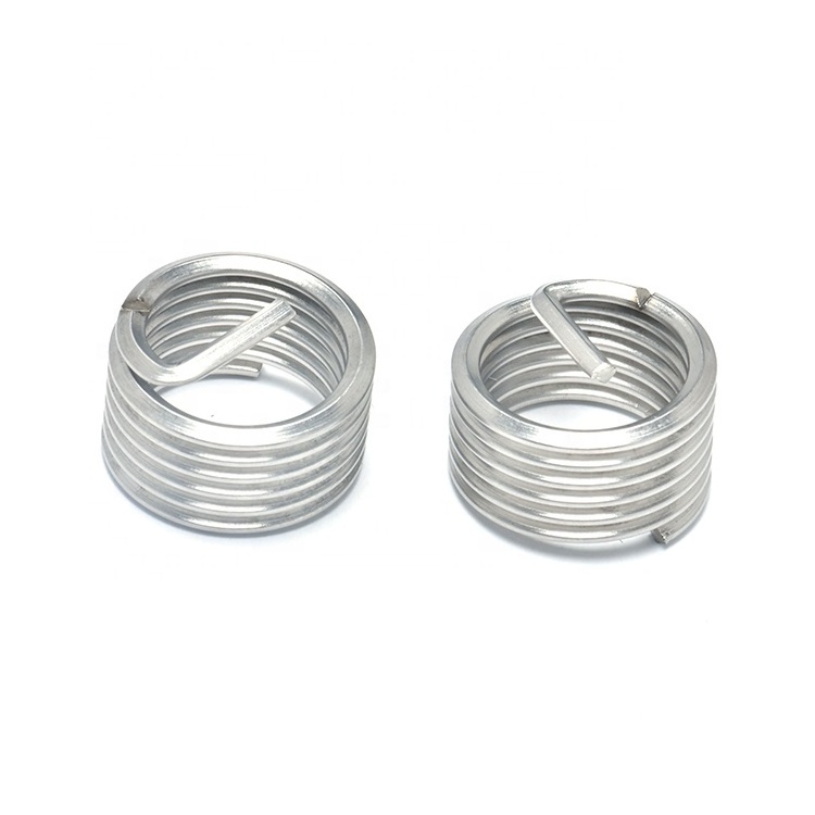 Manufacturer Direct Sale UNC #8-32 Stainless Steel Coil Insert Nut for Metal Free Running Thread Inserts