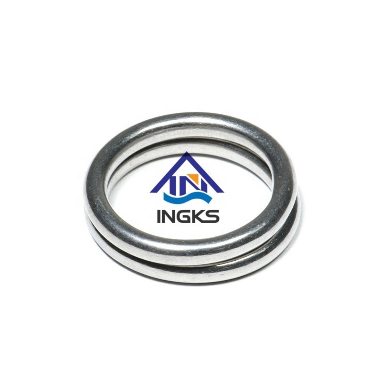 INGKS ring manufacturer wholesale 304/316 Stainless steel mountaineering accessories welded metal O ring