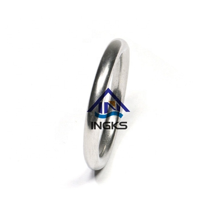 INGKS ring manufacturer wholesale 304/316 Stainless steel mountaineering accessories welded metal O ring