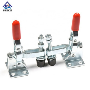 Vertical Handle Clamp Stainless Steel Adjustable Hold Down Clamp, Heavy Duty Quick Release Toggle Clamp