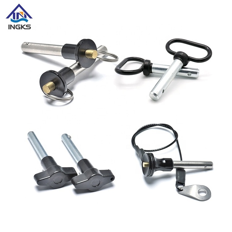 Factory Supply Stainless Steel 304 316 Customization T L Button Ring Type Quick Release Ball Locking Pin