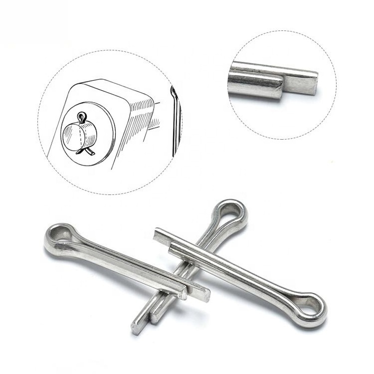 Ingks Stock GB91 DIN94 ISO1234 Standard Cotter Pin Carbon Stainless Steel Locking Steel Spring Clip Cotter Pin