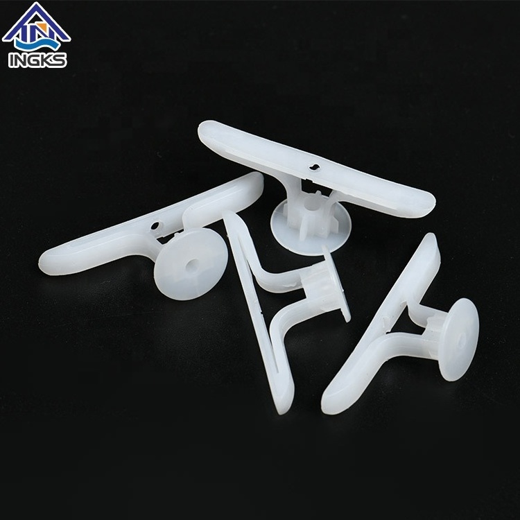 PE PP PVC Plastic Winged Butterfly Toggle Anchors Gypsum Board Anchor Wall Plug with Metal Nail Screws