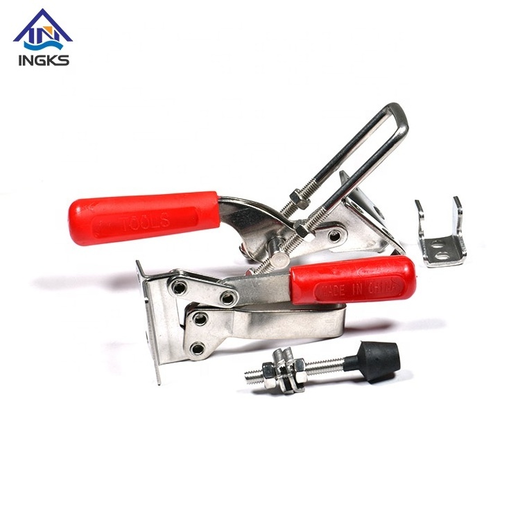 Vertical Handle Clamp Stainless Steel Adjustable Hold Down Clamp, Heavy Duty Quick Release Toggle Clamp