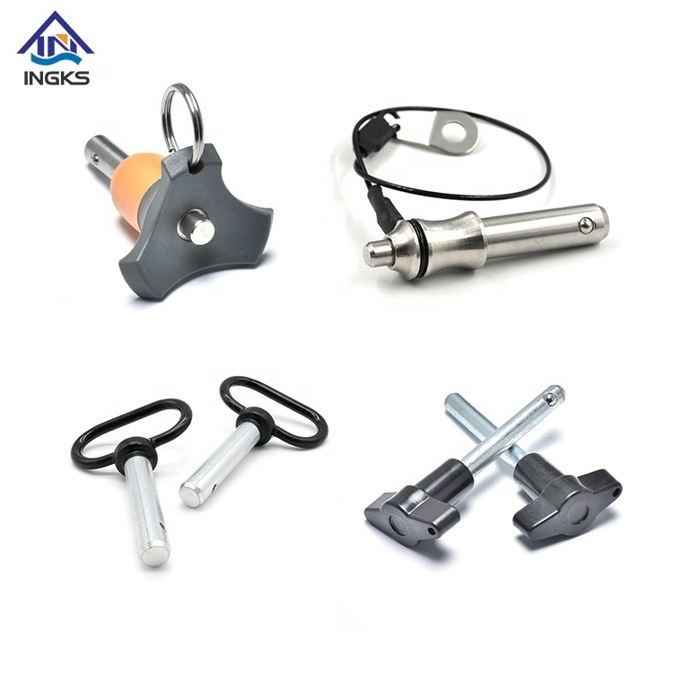 Factory Supply Stainless Steel 304 316 Customization T L Button Ring Type Quick Release Ball Locking Pin