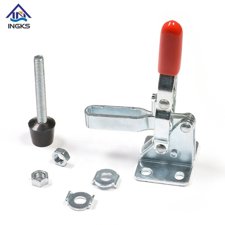 Vertical Handle Clamp Stainless Steel Adjustable Hold Down Clamp, Heavy Duty Quick Release Toggle Clamp