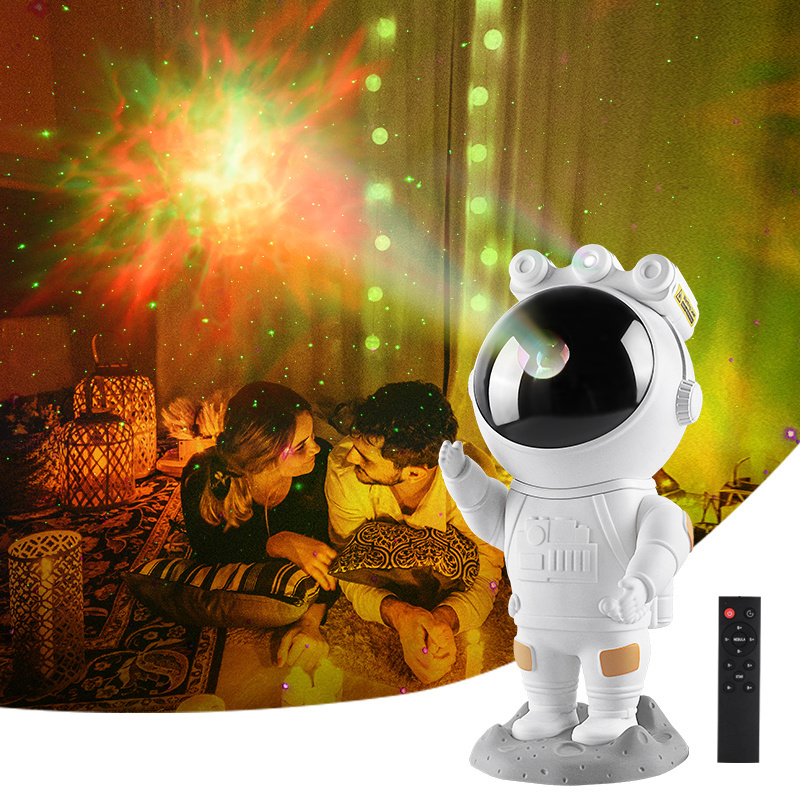 Popular usb star projector galaxy night light astronaut projector lights decoration with timer remote